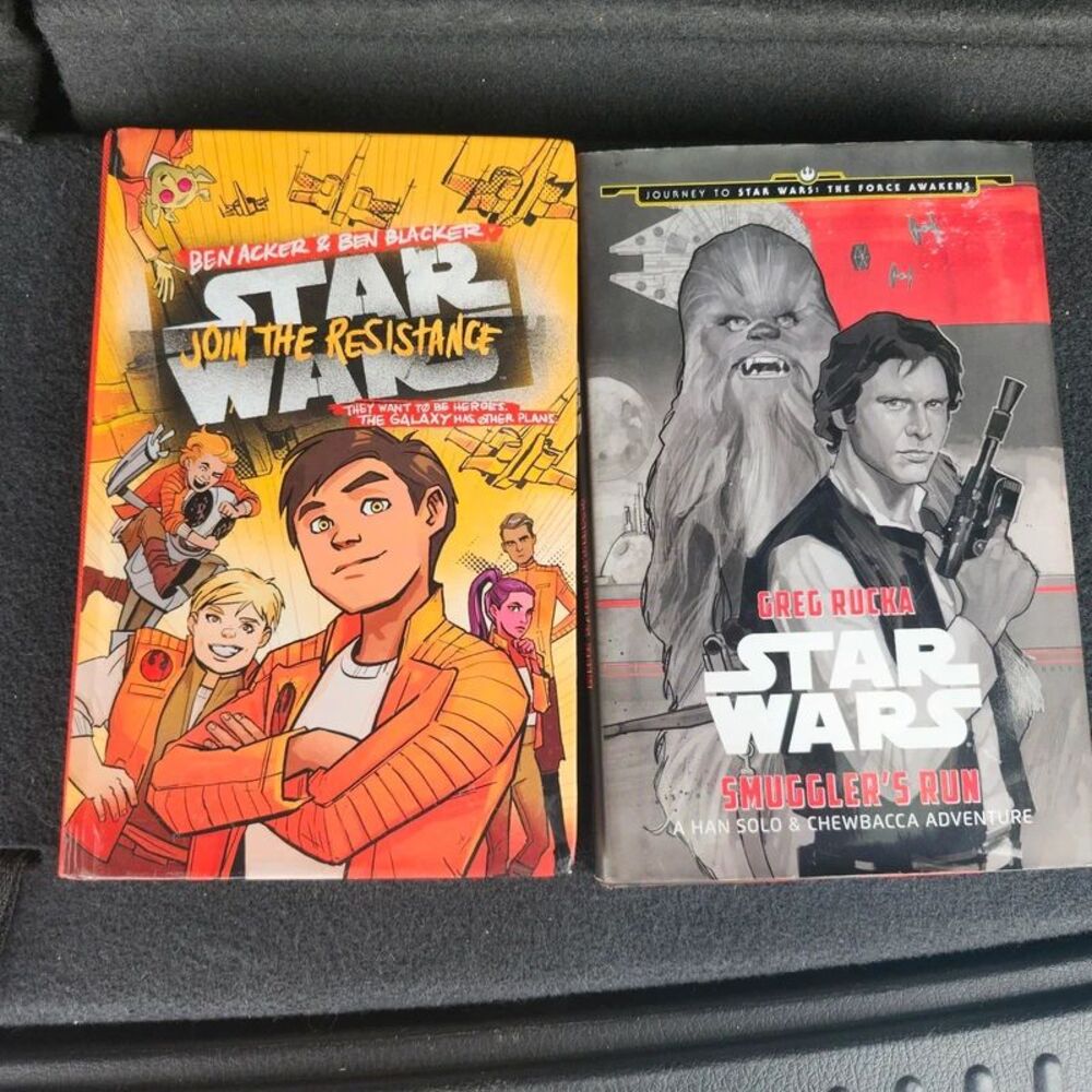 Star Wars Canon Junior Novel Book Lot (2 Used Hardcovers)